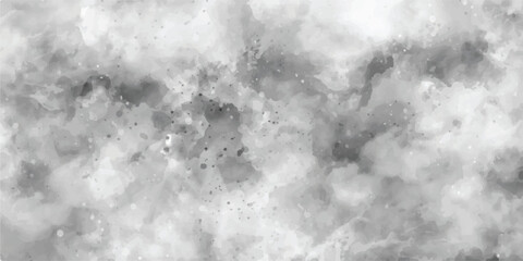 An abstract image of black and white smoke clouds on a dark sky