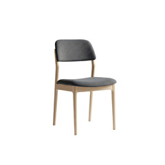 Fototapeta premium Modern upholstered wooden chair isolated on a transparent background furniture