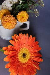 Arranjo de flores conceituais