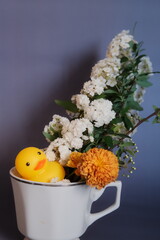 Arranjo de flores conceituais