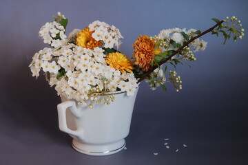 Arranjo de flores conceituais