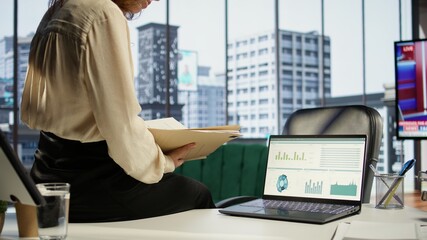 Market Research Analyst Studying Consumer Data and Trends