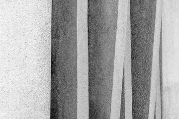 Monochrome abstract texture vertical stripes concrete wall design