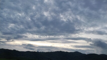 time lapse of clouds in the sky