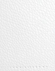Obraz premium Close-up view of white textured leather