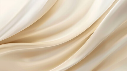 Minimalist beige abstract background, soft neutral tones, smooth gradients, gentle curves, wide empty copy space, clean modern design bridal fabric texture softness elegant wealth