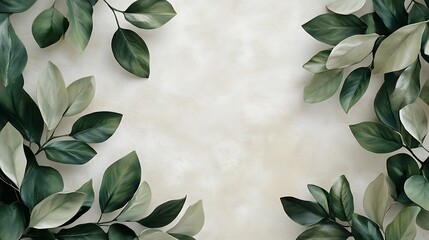 Vibrant Green Foliage Closeup with Textured Leaves in Natural Light and Detailed Vein-generative ai