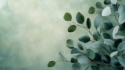 Vibrant Green Foliage Closeup with Textured Leaves in Natural Light and Detailed Vein-generative ai