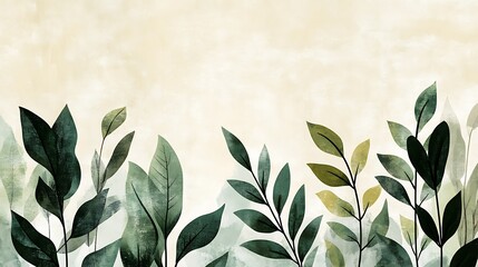 Vibrant Green Foliage Closeup with Textured Leaves in Natural Light and Detailed Vein-generative ai