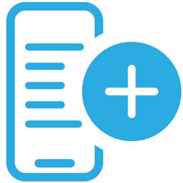 Add new text phone icon