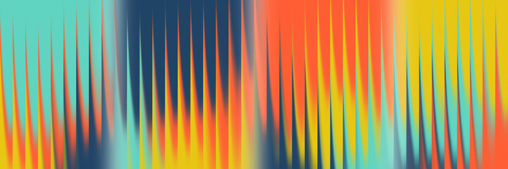Abstract vertical stripes with vibrant gradient color transition