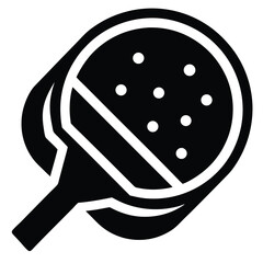 Futuristic Pickleball Glowing Paddle