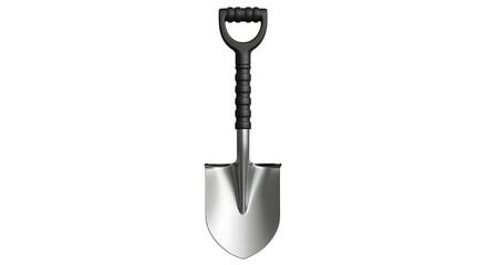 Modern Utility Shovel, Isolated Studio Shot, High-Quality Product Image.
