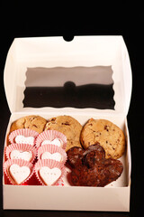 Gift box with cookies