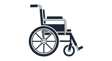 Fototapeta premium Illustration of a wheelchair, a mobility aid for individuals with disabilities, providing independence and accessibility