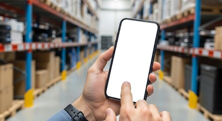 Warehouse Inventory Management on Smartphone.