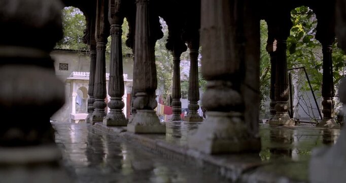 Maratha-style Marathi temple showcasing traditional architecture, ornate carvings, and the rich cultural heritage of Maharashtra&rsquo;s devotional design
