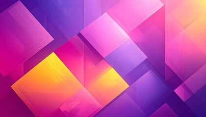 Abstract geometric pattern of overlapping squares in vibrant colors