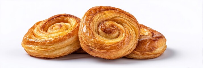 Golden, buttery pastries spiral enchantingly, reminiscent of Nordic hygge, perfect for Pi Day breakfast or Winter Solstice celebrations