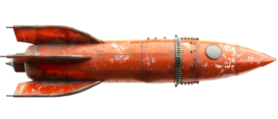 Rusty Rocket Top View.