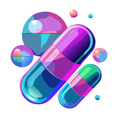 medical pills and capsules