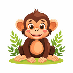 Niedlicher Chimpanse