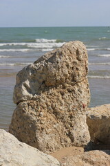 rocks in the sea