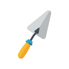 A gardening trowel resting on a surface, ready for planting flowers in a sunny garden