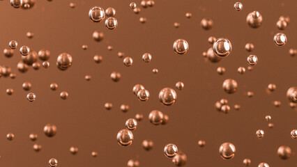 Abstract Bubbles in an Orange Liquid