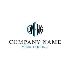 A modern, abstract logo featuring the word 