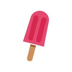 Colorful popsicle on a sunny day with a blurred park background, evoking summer fun