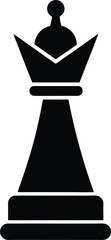 Chess Queen Silhouette icon