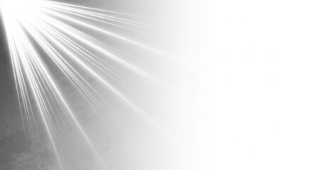 Bright white light rays bursting from the upper left corner