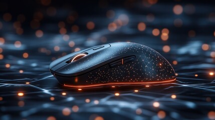 Sleek, modern wireless gaming mouse