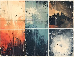 Abstract grunge textures