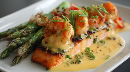 salmon with asparagus