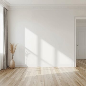empty room with window