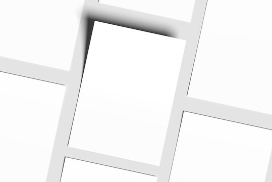 Mockup displaying multiple A4-sized flyers arranged in a grid pattern.