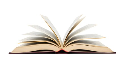 Fototapeta premium An Open Book with Pages Displayed