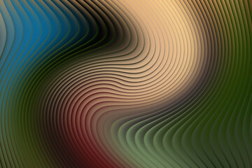 Abstract swirling textured background with blue, green, and tan colors