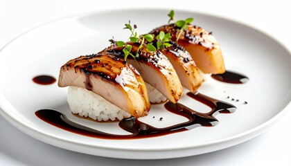 Eel Sushi with Black Sesame