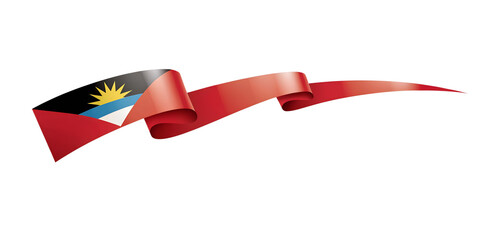 Waving Flag Antigua And Barbuda