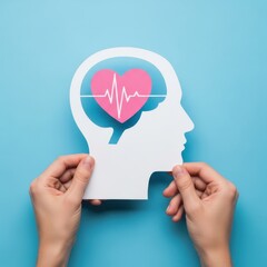 Mind and Heart Connection Concept Image.