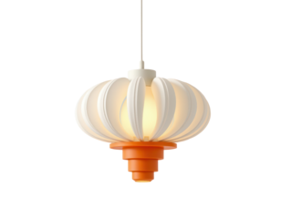 Modern Pendant Light with Soft Yellow Glow and Unique Design