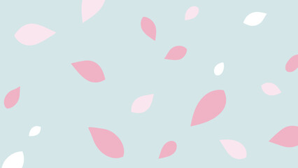 seamless pattern with pink flowers