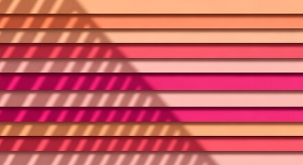 Colorful Horizontal Stripes with Shadowing.