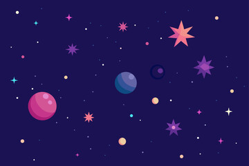 seamless pattern with stars