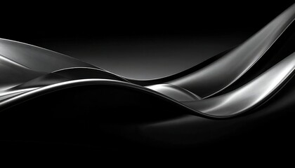 Abstract metallic waves