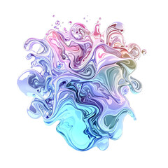 Abstract Liquid Art A Symphony of Colors and Fluid Dynamics in Modern Design