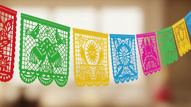 Papel Picado during Day of the Dead